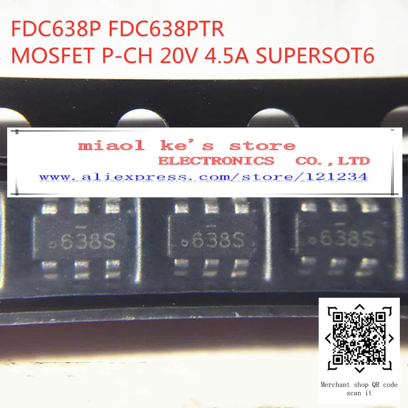 [10 шт] FDC602P FDC634P FDC636P FDC638P FDC642P FDC654P FDC655AN FDC6392S FDC6506P FDC602PTR FDC634PTR FDC636PTR FDC638PTR | Электронные