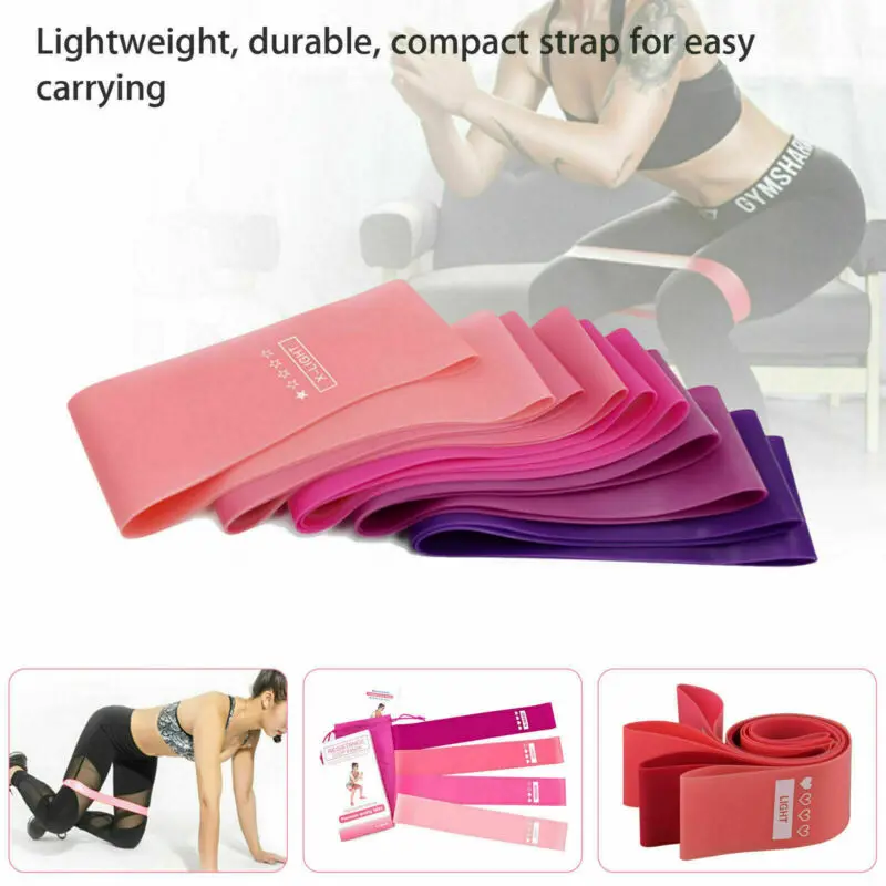 5 шт. набор эластичных лент для занятий йогой | Спорт и развлечения