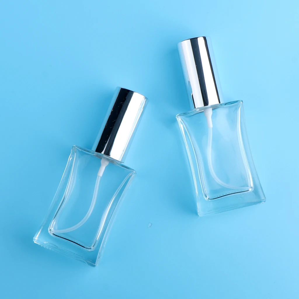 2 шт. прозрачные многоразовые флаконы для духов 50 мл|Многоразовые бутылки| |