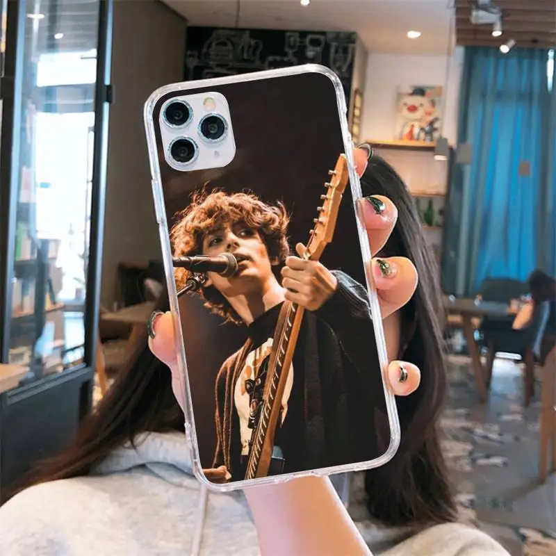 

TV Finn Wolfhard Stranger Things Phone Case Transparent for iPhone 6 7 8 11 12 s mini pro X XS XR MAX Plus cover funda shell