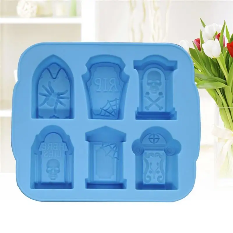 Силиконовые формы для шоколада в виде надгробия на Хэллоуин коктейлей виски со