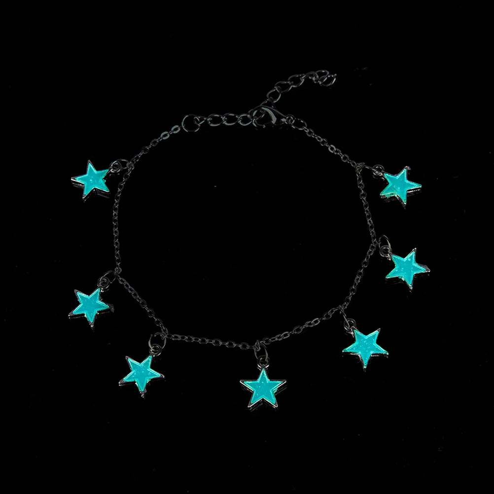 Винтажная светящаяся цепочка для ног пляжный ножной браслет модное ювелирное