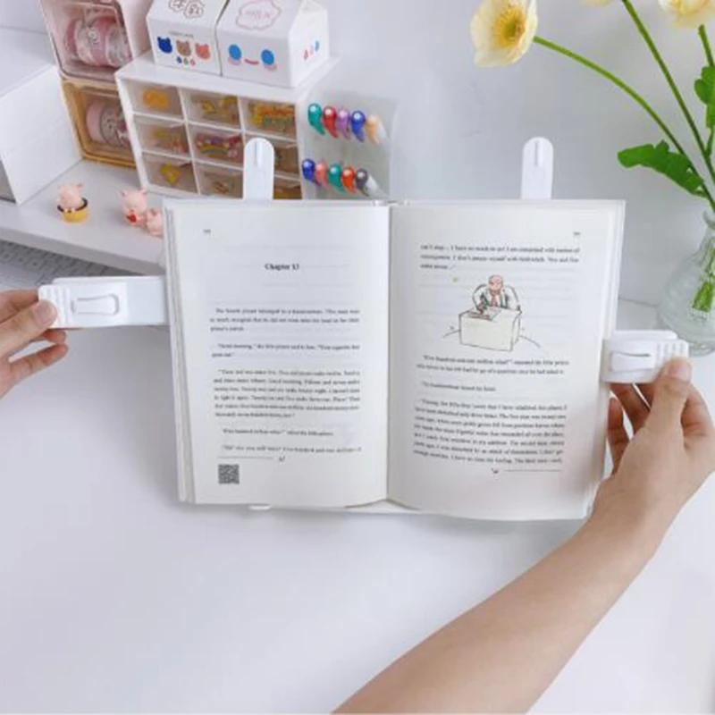 

57EC Book Stand Adjustable Book Holder Tray Cookbook Reading Desk Portable Bookstand