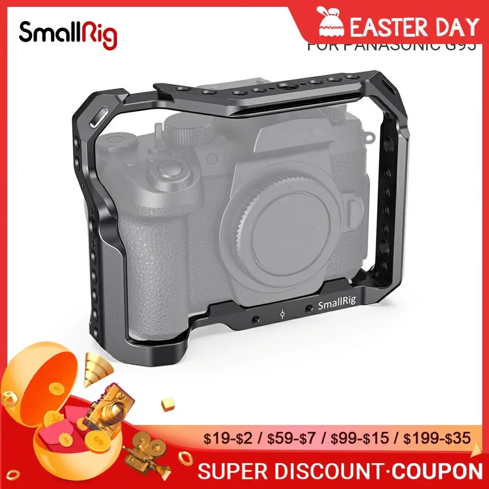SmallRig G95 Vlog Камера клетка для цифрового фотоаппарата Panasonic микрофон флэш