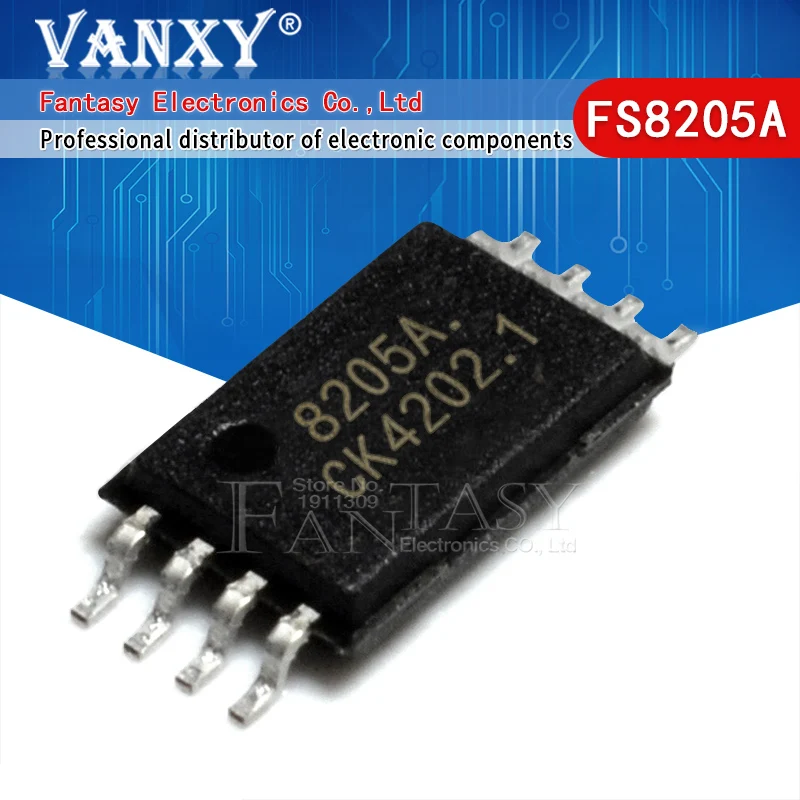 100 шт. FS8205A TSSOP8 FS8205 CEG8205A CEG8205 TSSOP 8205 Новый и оригинальный|10 pcs| |