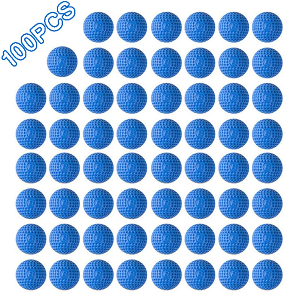 100 шт. круглые шариковые пули запасные дротики для серии Nerf Rival (желтый синий