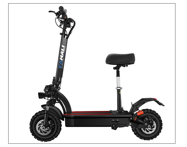 

11-дюймовый телефон, двухколесный портативный складной двухприводный электрический скутер с сиденьем, маленький городской мотоцикл