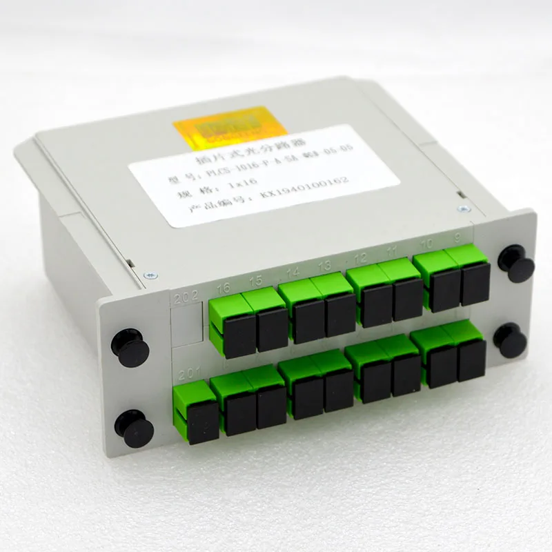 6 шт. Новый Кассетный волоконно оптический разветвитель SC/APC 1x16 встраиваемый