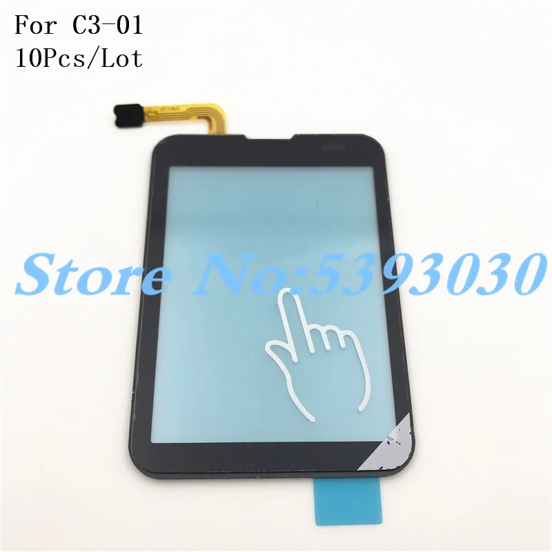 10 шт./лот 100% тестирование нового сенсорного экрана для Nokia C3 01 цифровой