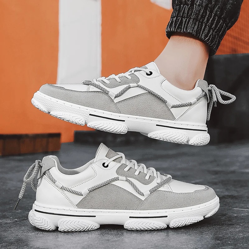 

Мужские Нескользящие кроссовки для бега, дышащие, на шнуровке, спортивная обувь для улицы