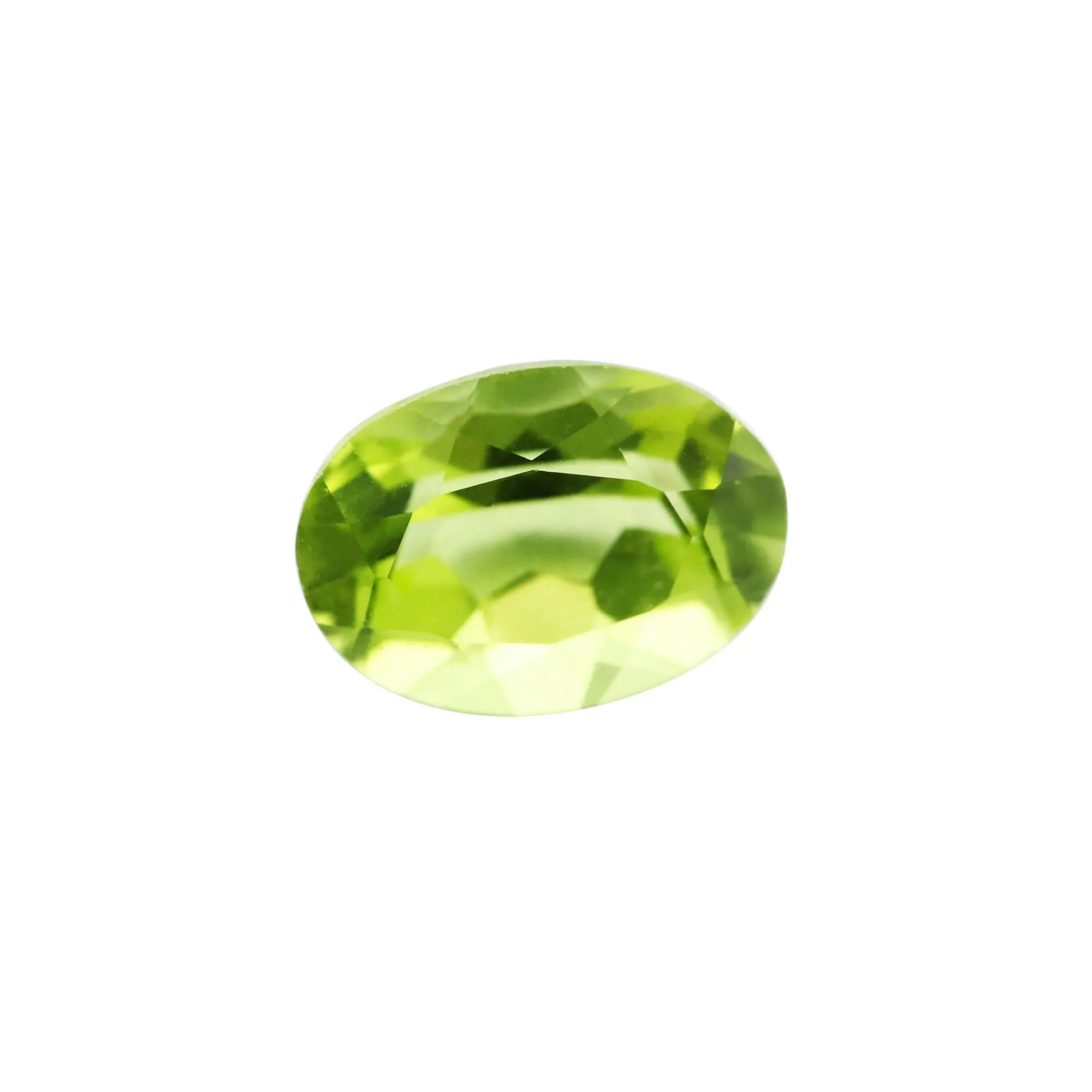 1Pcs Oval Green Peridot August Birthstone Faceted Cut Loose Gemstone Natural Semi Precious Stone DIY Jewelry Supplies 4120122 | Украшения и