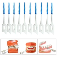 50 hot sale 40pcs oral teeth care interdental floss brush clean dental cleaning useful tool