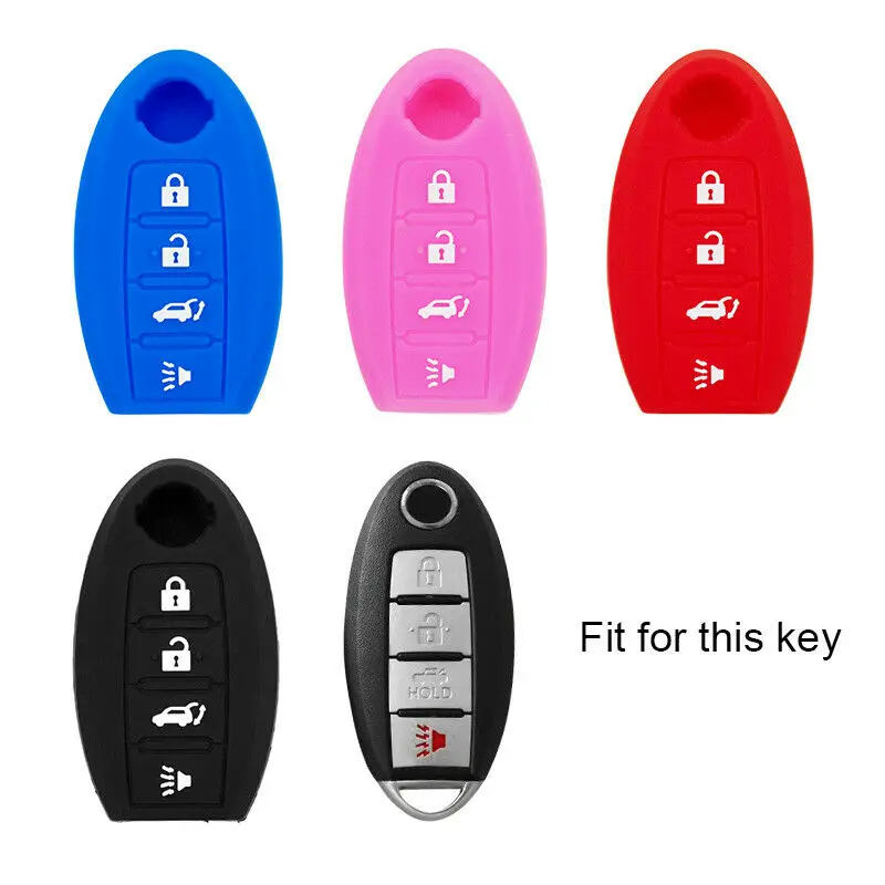 

Accessories Car Key Case Cover Fob Shell 1pc 4 Buttons Anti Scratch Auto