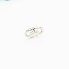 Ms Classic Оригинальное серебряное кольцо в форме сердца из розового золота с буквами парные ювелирные изделия модное кольцо в форме сердца
