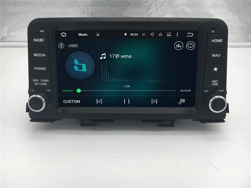 Автомобильный DVD плеер 8 дюймов Android 9 0 GPS для KIA PICANTO MORNING 2017 4 Гб ОЗУ 64 ПЗУ Wi Fi BT