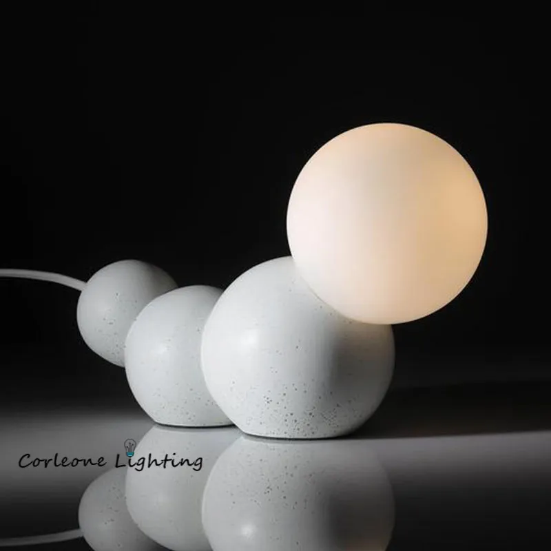 

Modern LED Table Lamps Caterpillar Stone Desk Lamp for Kids Room Bedroom Bedside Children Holiday Gift Deco Table Light Fixtures