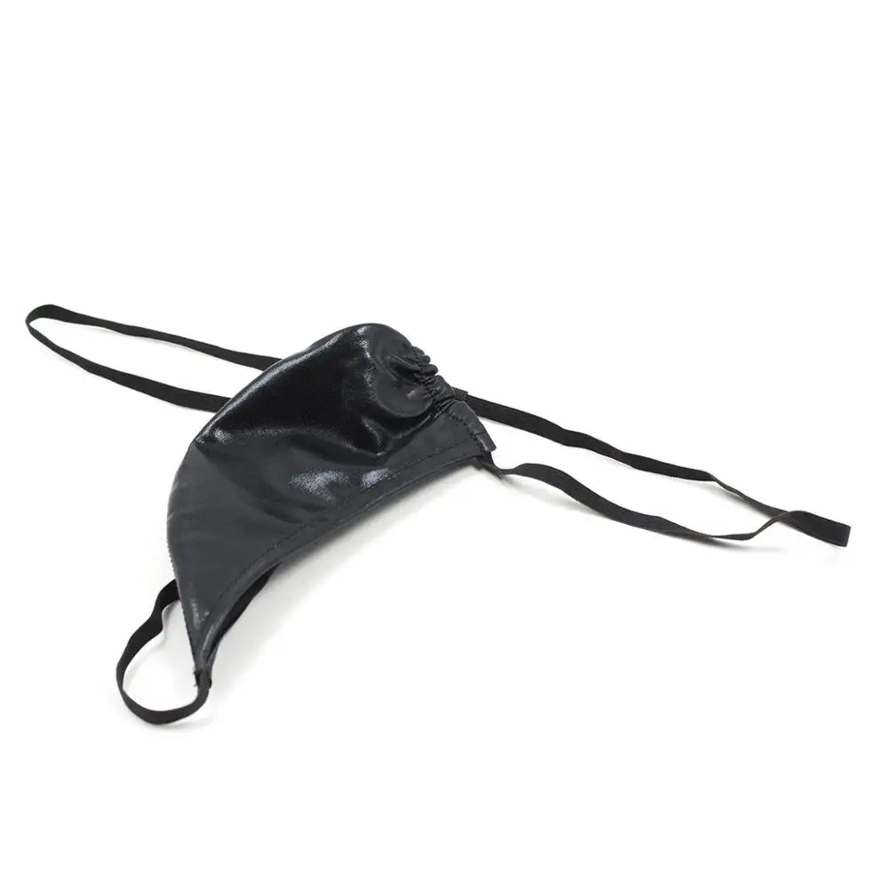 Легкая Одежда эротическое мужское кожаное нижнее белье с мешочком стринги