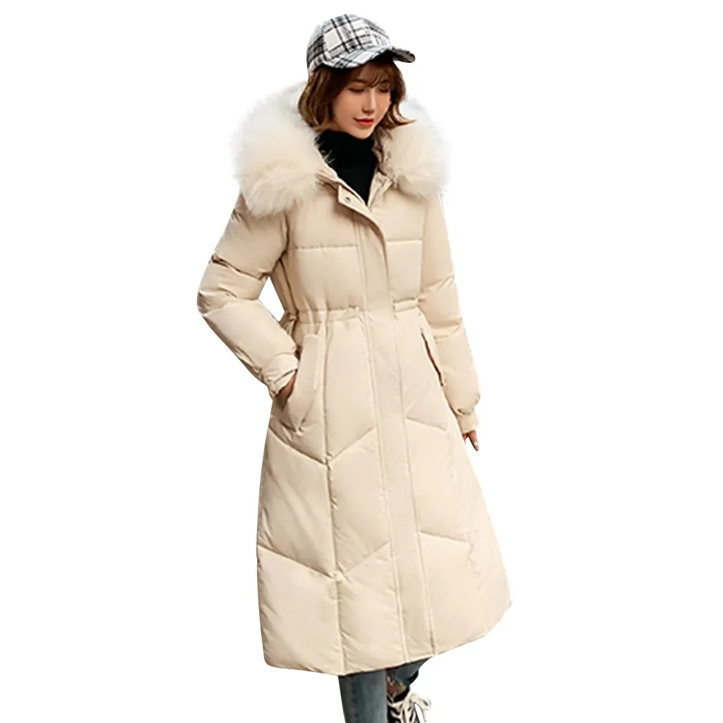 Женская модная парка шерстяная толстовка с карманом на молнии куртка шнурке