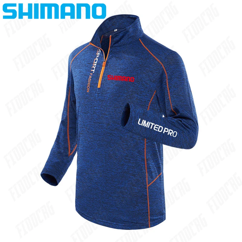 Мужская водонепроницаемая рыболовная рубашка Shimano с длинным рукавом