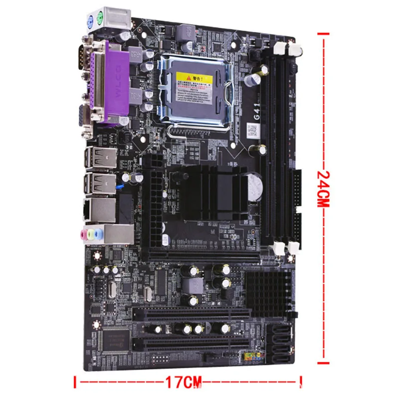 G41 компьютерная настольная ПК материнская плата LGA 771 Поддержка DDR3