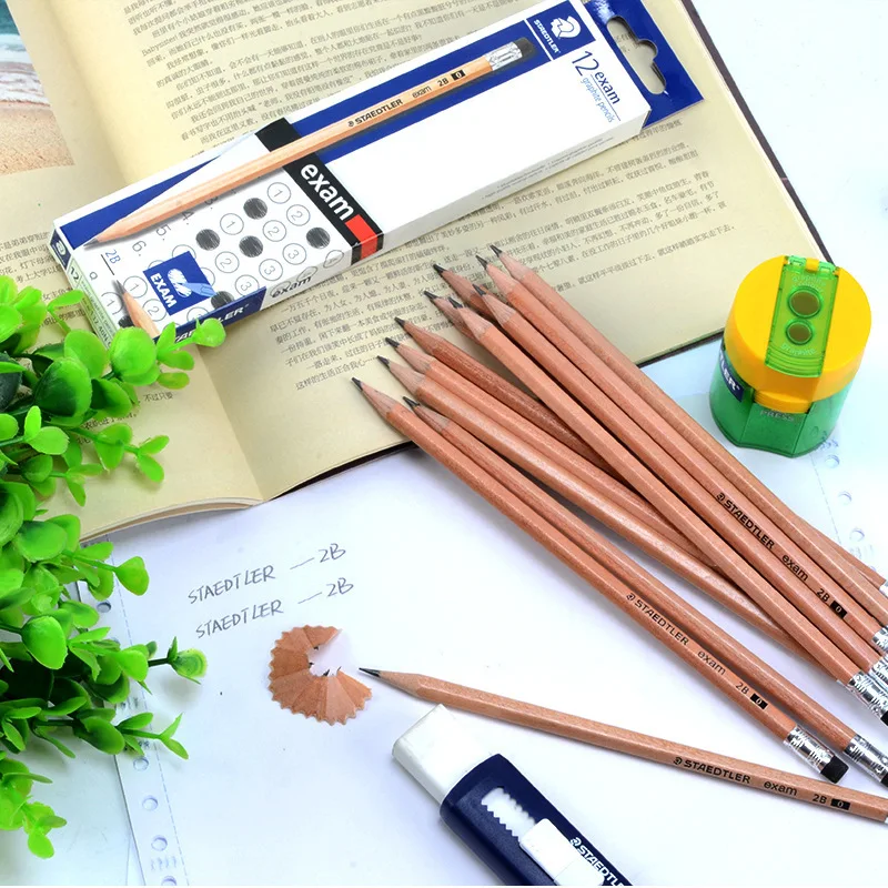 24 шт. STAEDTLER 2B карандаш карандаши для рисования пишущий канцелярские