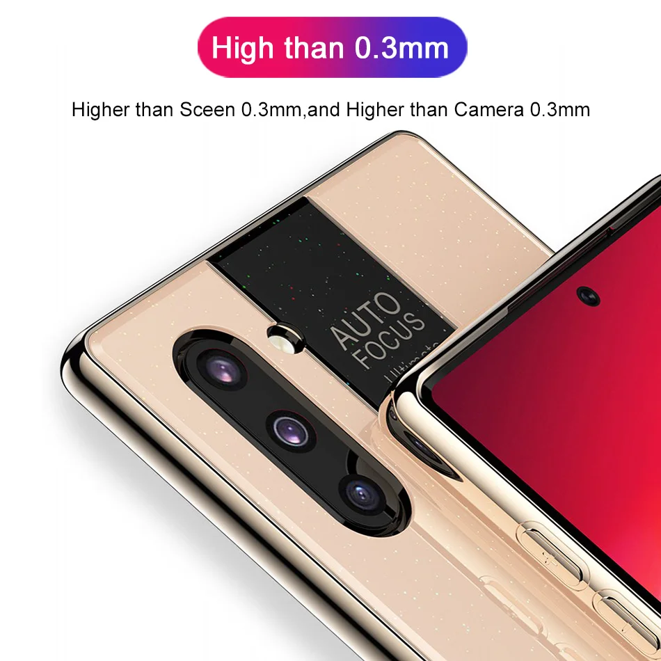 Чехол для телефона samsung Note 10, чехол Galaxy Note 10, противоударное зеркальное покрытие, твердая задняя крышка для samsung Galaxy Note 10+ чехол