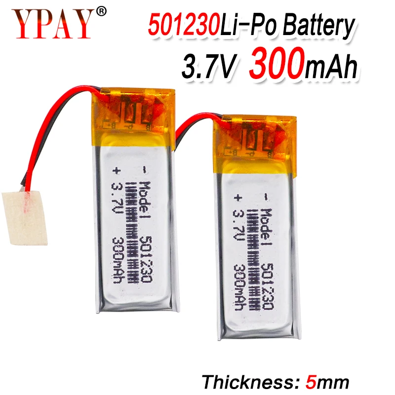 1/2/4 шт. Мини 3 7 V 300 мА/ч Перезаряжаемые Li-Po Батарея высокое количество запасённой