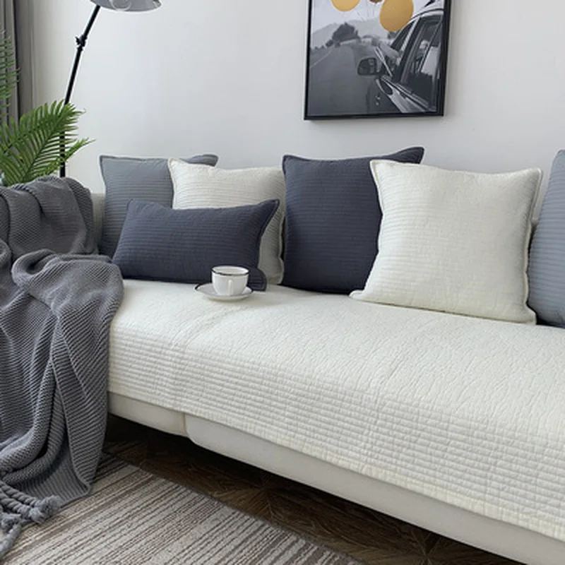 Чехол для диванной подушки из чистого хлопка в скандинавском стиле Всесезонная