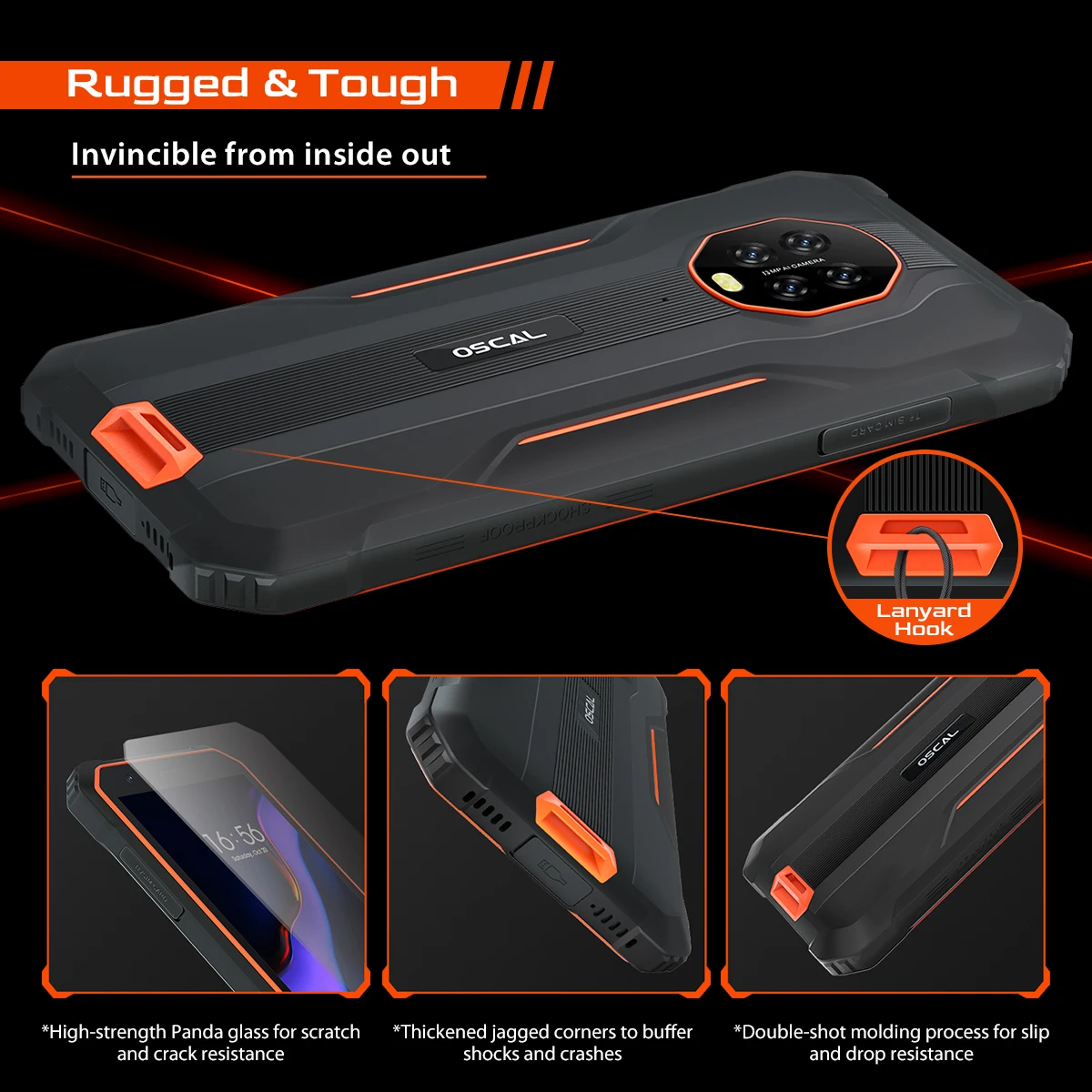 Blackview Oscal S60 Pro Водонепроницаемый смартфон с 5 5-дюймовым дисплеем ОЗУ 4 Гб ПЗУ 32 ГБ 7