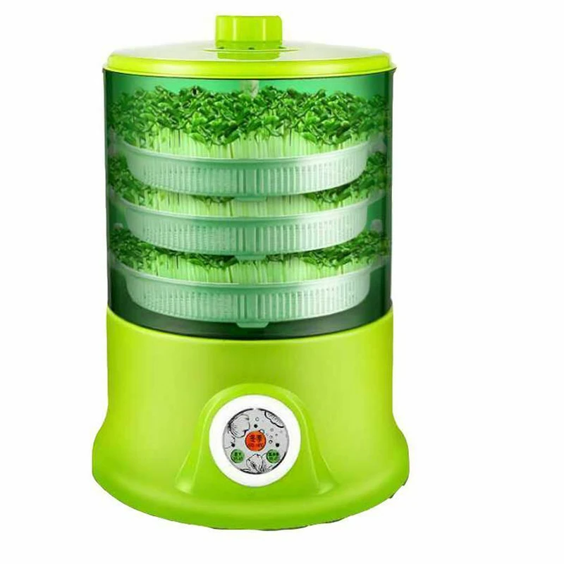 

Household 2/3 Layers Bean Sprouts Automatic Electric Multi-functional Healthy Green Seeds Growing Bean Sprout Machine