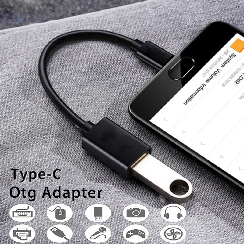 OTG Type C адаптер кабель USB папа 3 0 мама для зарядки и передачи данных|Переходники