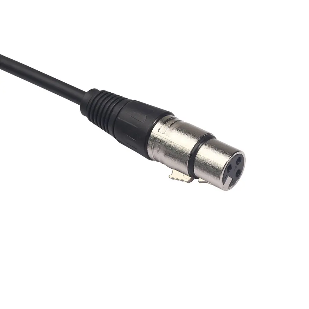 0,3 M Xlr Сделано в Китае 3-контактный разъем для 3,5 мм стерео штекер Экранированный микрофонный кабель ТРС к кабелю для подключения внешних устройств 3,5 мужского и женского пола 52923A