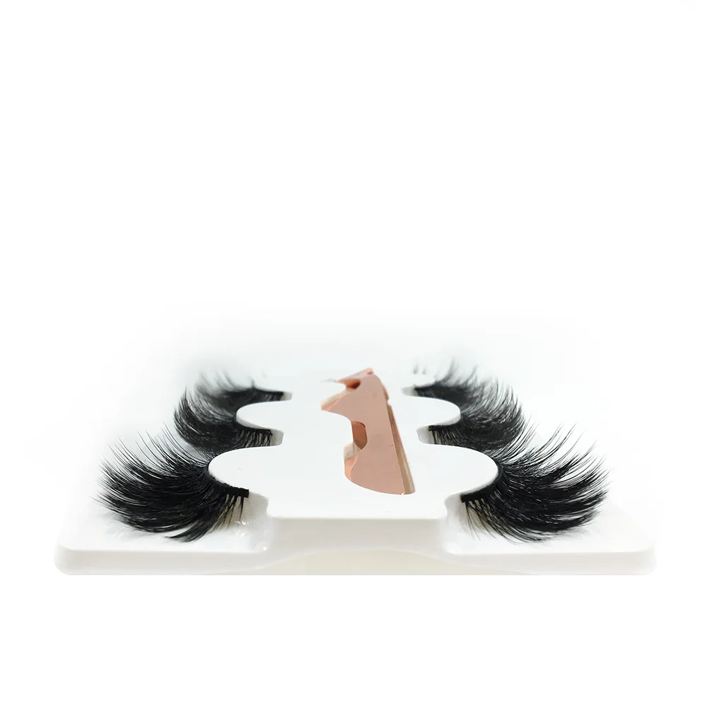 3 пары 4D норковых ресниц с пинцетом натуральные накладные ресницы толстая полная