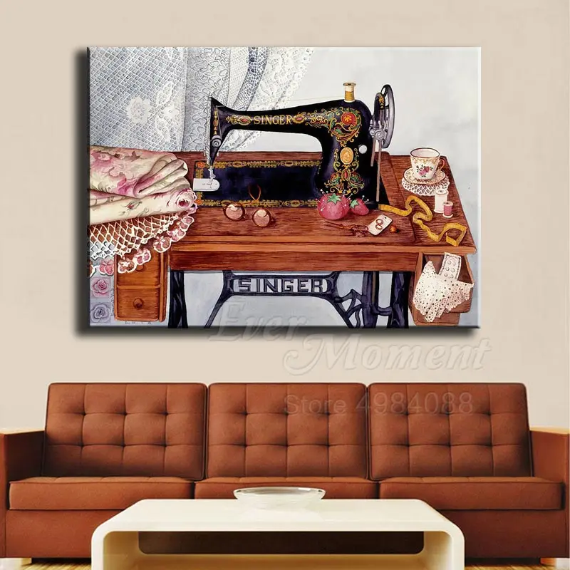Алмазная живопись швейная машина занавеска 5D картина стразы мозаика алмазная