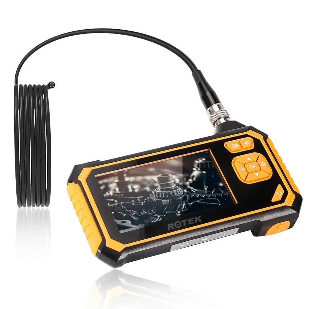 Двойной объектив эндоскоп 1080P HD видео бороскоп 8 мм промышленный ручной осмотр