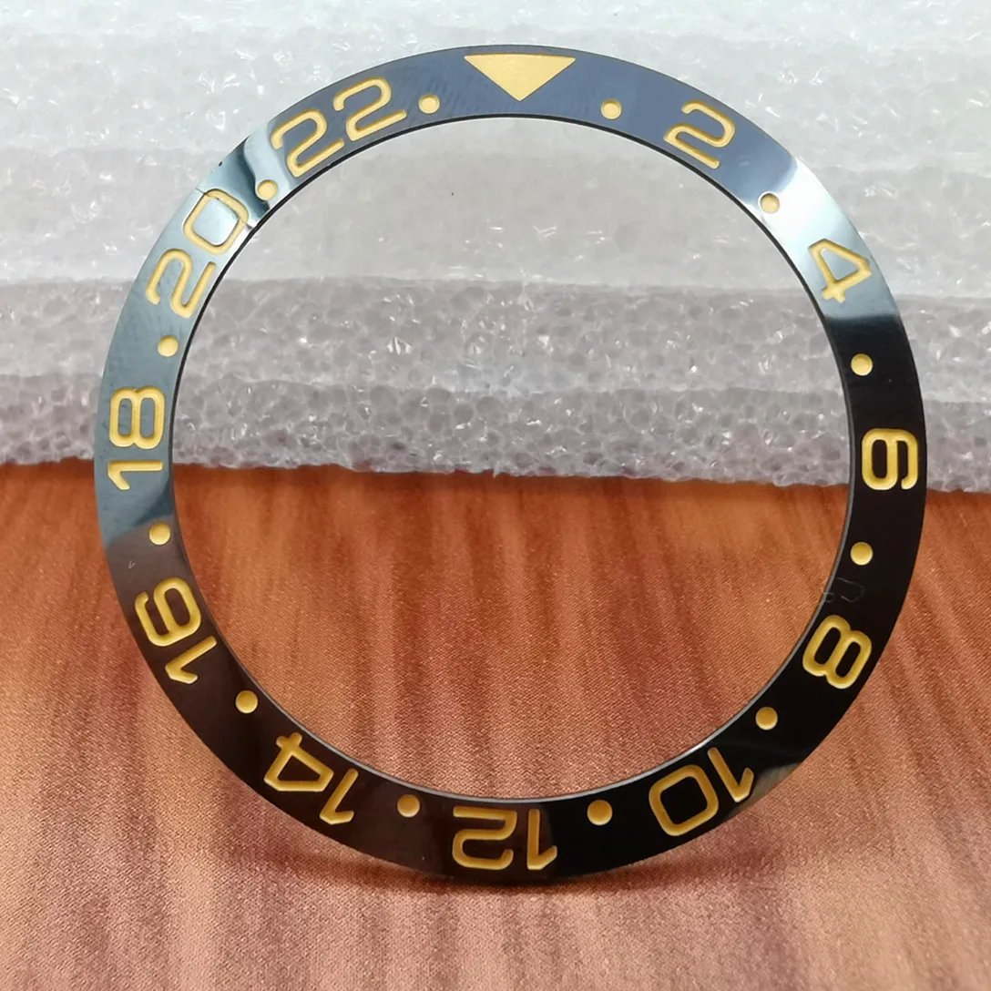 

38mm Bezel Insert suitable Fit 40mm GMT watch case mens watches