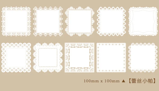 

Блокноты Аlideco, набор из 10 листов