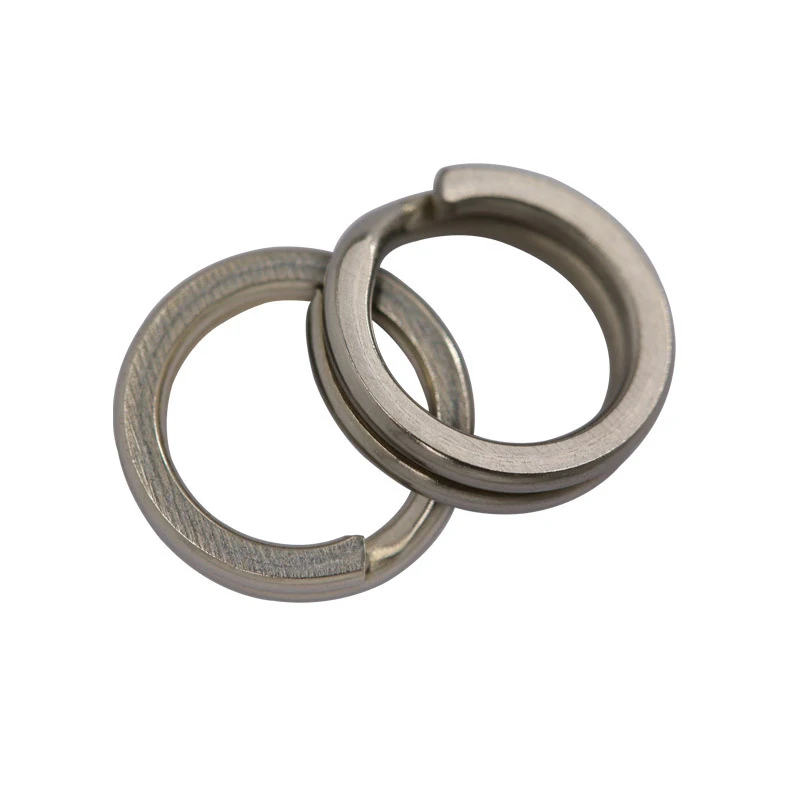 Разделенные кольца из нержавеющей стали для кривошипа 50 шт. двойной круглый