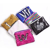 20pcs lot girl coin bag sequins coin wallet glittering wallet women coin purse card holder wallet purse bag pouch wholesale