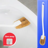 palm toilet brush long handle clean bristles round head toilet brush bathroom corners tools household cleaning accessories sets