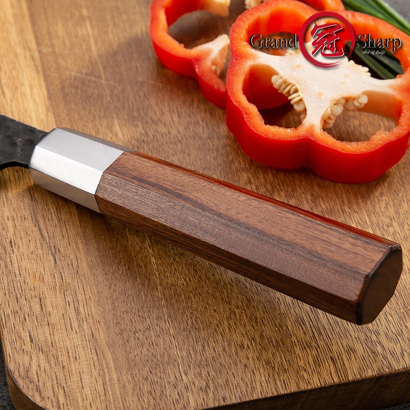Gravsharp японский нож шеф-повара ручной работы 4cr13 Стальные Кухонные ножи Gyuto PRO