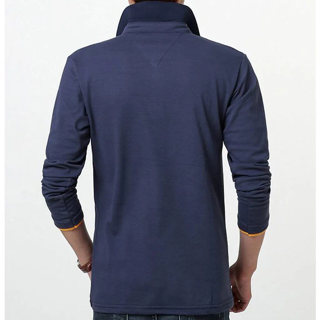 Мужская дышащая рубашка Chamsgend повседневная цветная деловая с длинными рукавами и