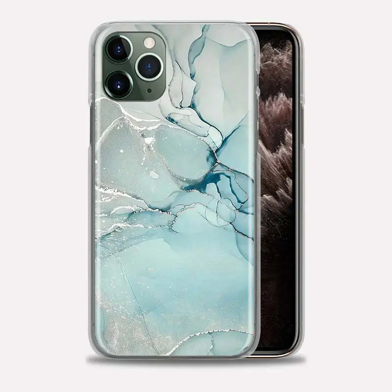 

Vintage Marble Bumper Case For iPhone 11 Pro Max 12 Pro X XS Max XR 7 8 6 6S Plus SE Hard PC Protective Phone Bags Cover Coque