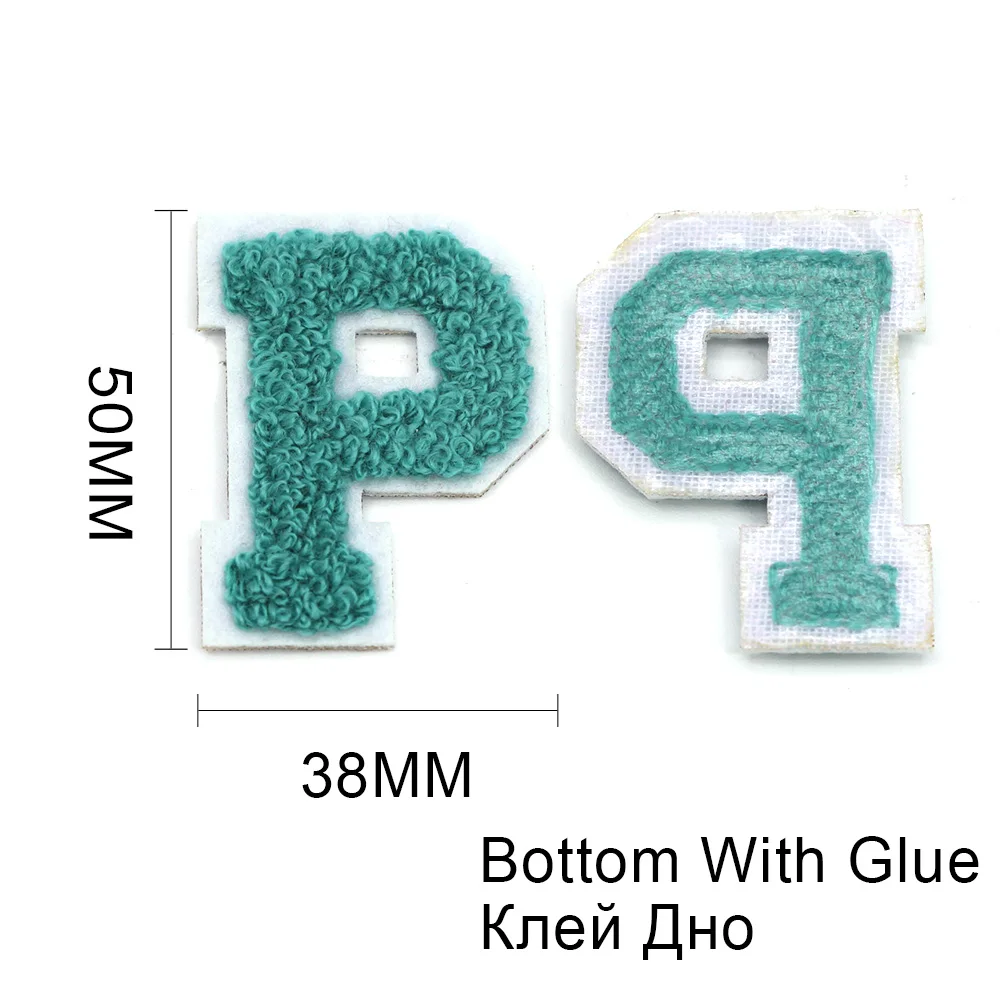 1 шт. зеленые английские буквы патчи для одежды вышивка утюгом нашивки алфавит