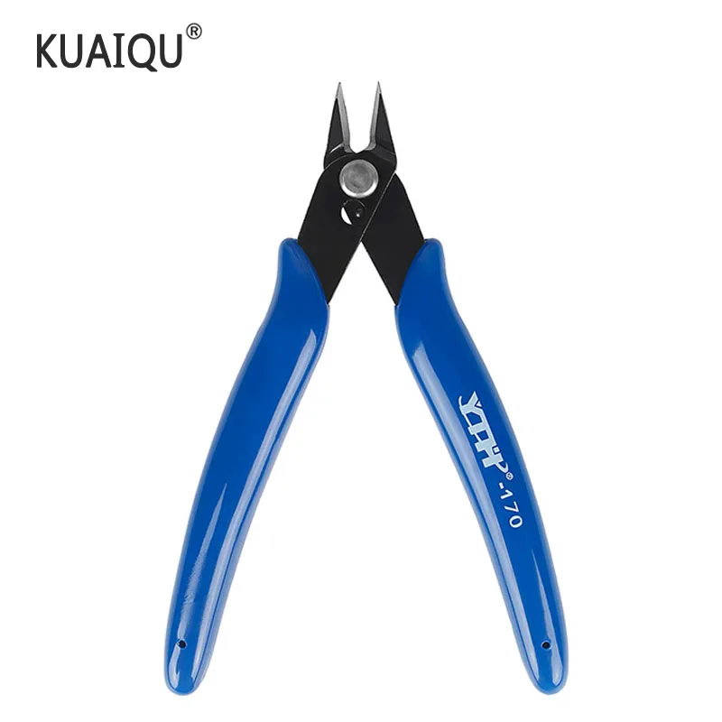 YTH диагональные плоскогубцы резак для проволоки Клещи зачистки проводов мини