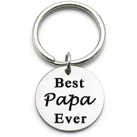 fathers day christmas birthday gift for father dad keychain best papa gifts idea from daughter son kids best papa ever