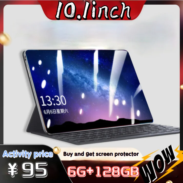 

2021 Новый 4G Android 9,0 планшет 10,1 дюймов 6G + 128 Гб планшет игровой развлекательный онлайн класса обучения для малышей подарок для девочек