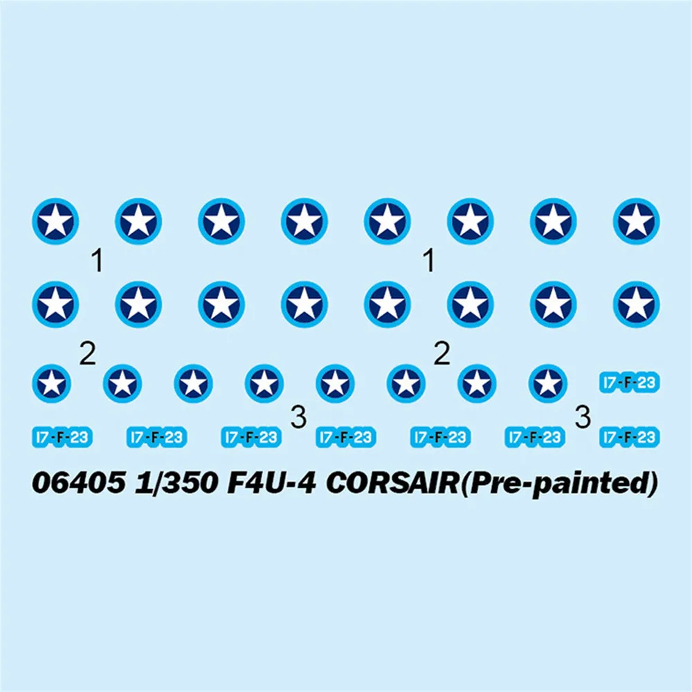 Для Trumpeter 06405 1/350 весы F4U 4 Corsair полуготовый предварительно окрашенный набор