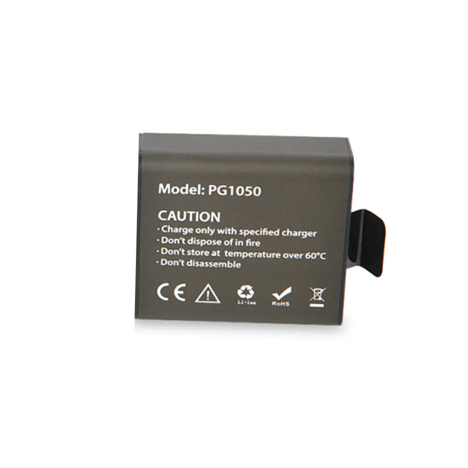 

GTF 3.7V PG1050mAH Battery For EKEN Action Camera H9 H9 H3 H3R H8PRO H8R H8 pro SJ4000 SJCAM SJ5000 M10 SJ5000X Recharge battery
