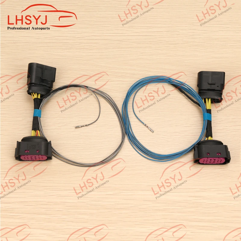 OEM HID Xenon Headlight 10 to 12 Pin Connector Adapter Cable For VW Jetta MK5 Golf 5 Car Connector